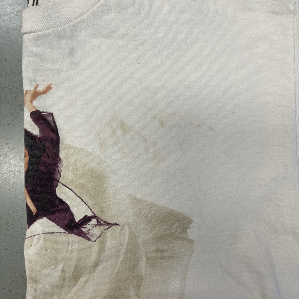 Missed stain on Selena shirt